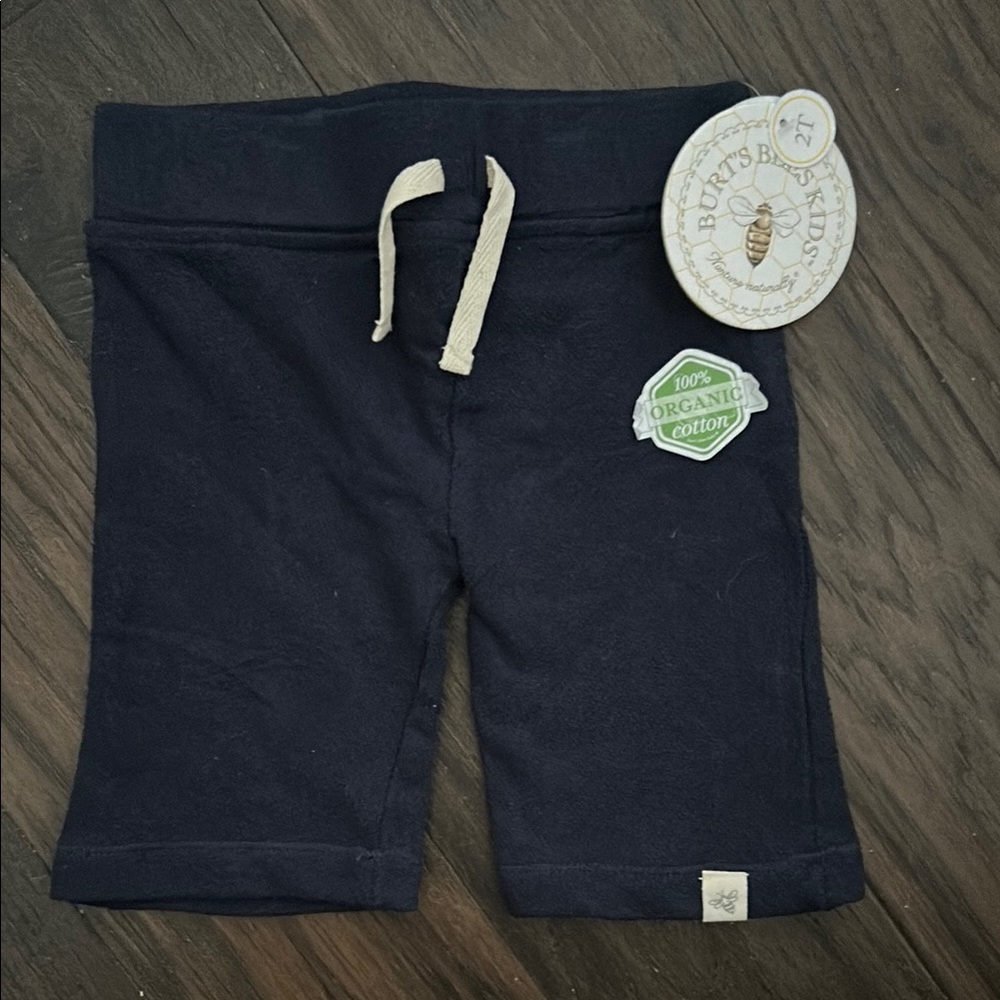 Burt's Bees Blue Casual Lounge Shorts